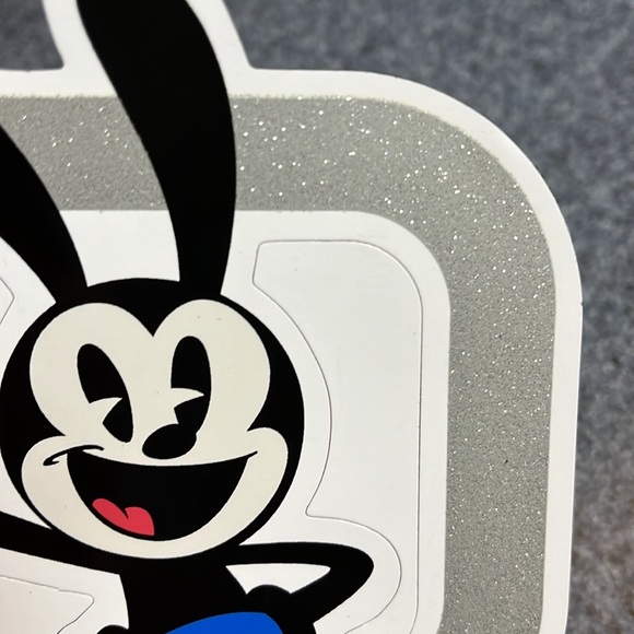 Walt Disney World Annual Passholder Glittery Magnet Oswald the Lucky Rabbit - Picture 3 of 3